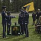 Flag folding ceremony